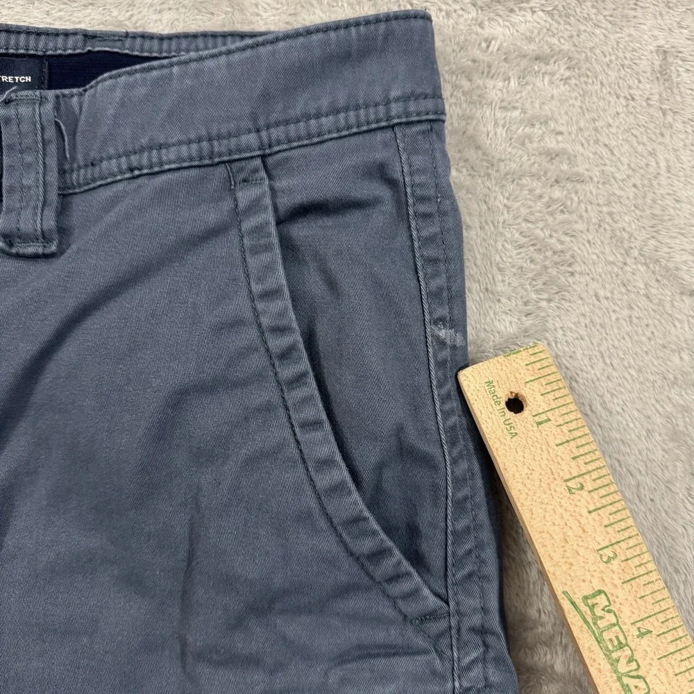 St Johns Bay Shorts Mens 38 Blue Comfort Stretch Cargo Trail Utility 9.5